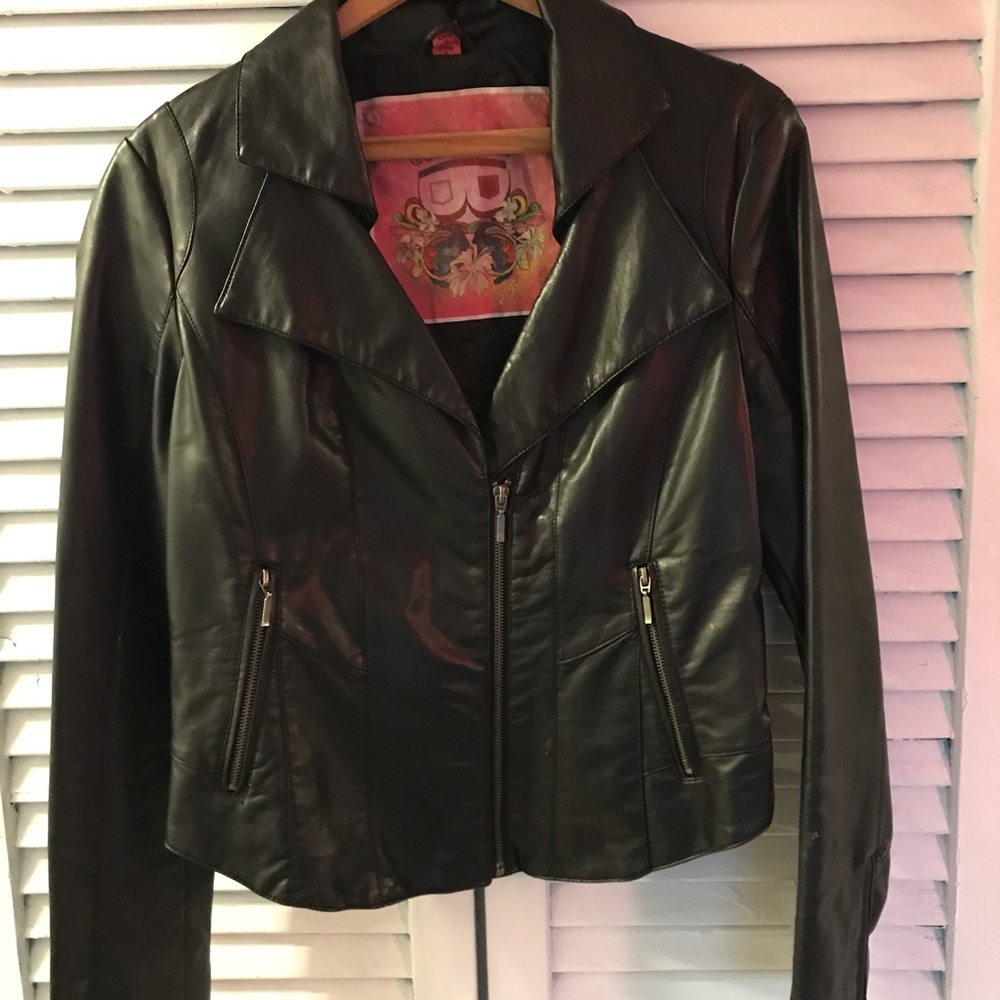 Leather jacket